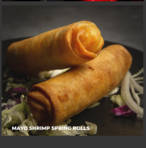 Mayo Shrimp Spring Rolls